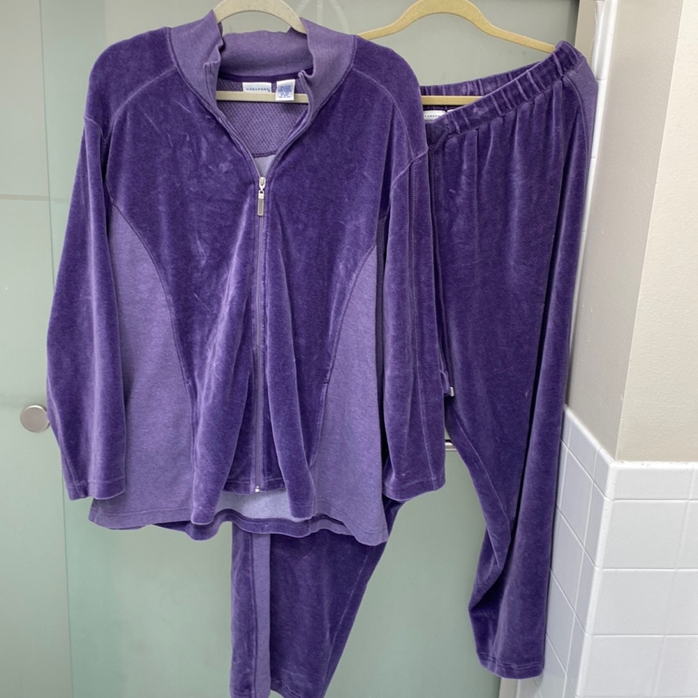 Norsport 2XL purple tracksuit set
